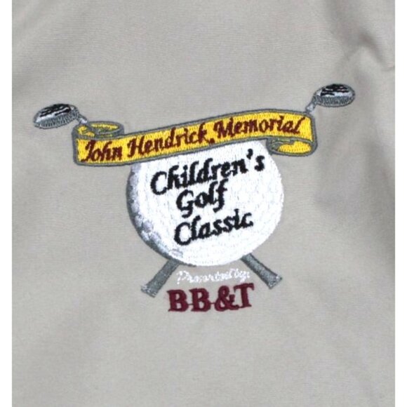 North End XL Beige Sleeveless Golf Vest With Embroidered Logo & Pockets - Picture 2 of 11